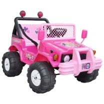 Visit 2 Seat 12V Hot Pink Electric Ride on Jeep