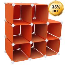 Visit 8 Section Folding Storage Shelves