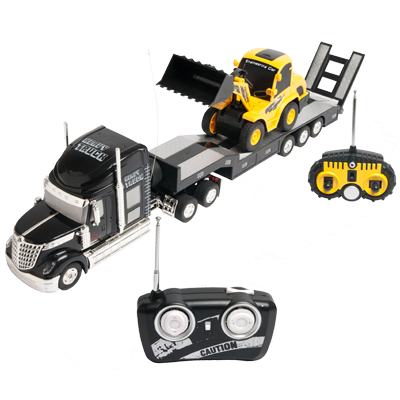 Visit 58cm Remote Control Heavy Truck with Digger