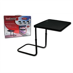 Visit Ultimate Under-Mattress Bedside Tray Table Black Color