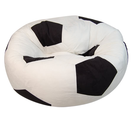 Visit Micro Suede Soccer Ball Bean Bag