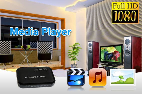 Visit 1080P Full HD Media Player