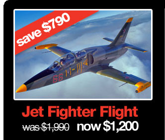 Visit Jet Fighter Flight, 15-minute SPECIAL OFFER