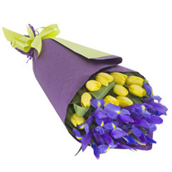 Visit Iris & Tulip bouquet