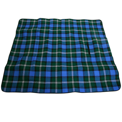 Visit Green Picnic Blanket with Waterproof Backing