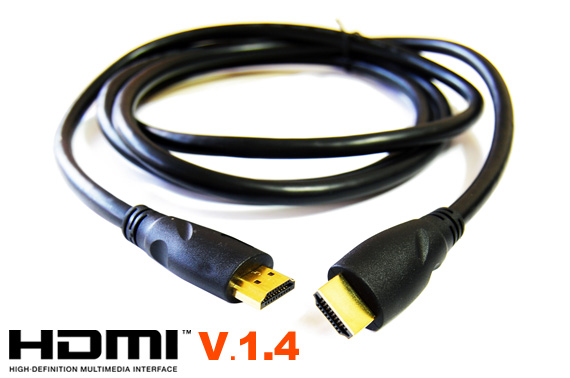Visit Quality 1.8M HDMI V1.4 Cable with Gold Plated Connectors