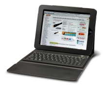 Visit iPad Folio Case with Integrated Bluetooth Keyboard