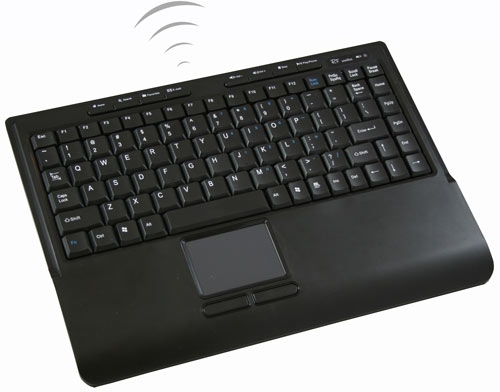 Visit 2.4G Wireless Keyboard with Touch Pad