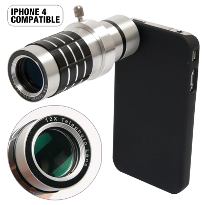 Visit iPhone 12X Optical Zoom Telephoto Lens + Tripod
