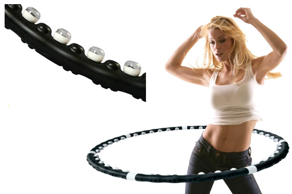 Visit Hoola Hoop Exerciser with Magnetic Massaging Balls