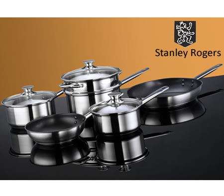 Visit Stanley Rogers Classic 6 Piece Pc. Stainless Steel Cookware Set with Encapsulated Base
