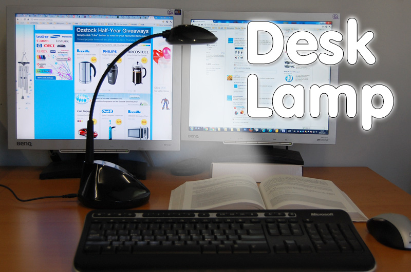 Visit Dual Power (USB / Battery) LED Desk Lamp