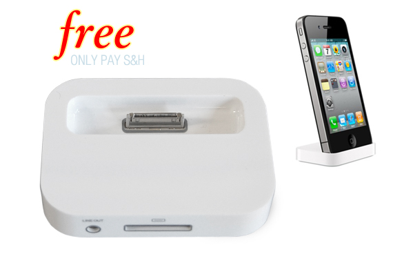 Visit FREE Ozstock Day: iPhone 4 Dock - White
