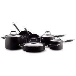 Visit Anolon Advanced Cookware Set Black 6 Pieces