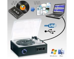 Visit USB Turntable & Cassette Converter