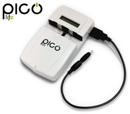 Visit PICO Universal Battery and USB Mobile Phone Battery Charger with LCD Screen