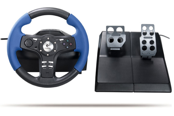 Visit Logitech Driving Force EX Gaming Steering Wheel and Pedals