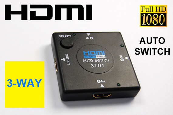Visit 3-Way HDMI Auto Switcher