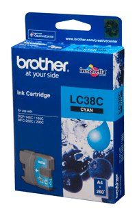 Visit Brother LC-38 Cyan Printer Cartridge