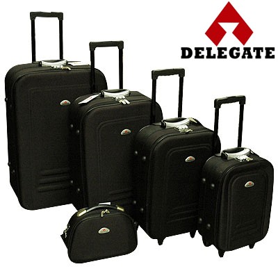 Visit 5pc Suitcase Trolley Travel Bag Luggage Set