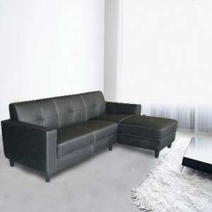 Visit Genuine Leather Sofa L-Shape Lounge w Chaise