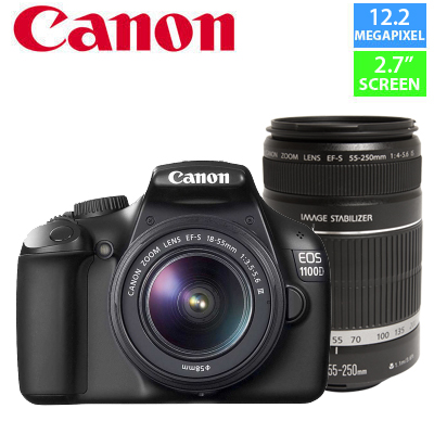 Visit Canon 12.2MP EOS 1100D DSLR Camera