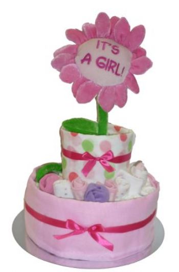 Visit Flower Nappy Cake - BOY or GIRL