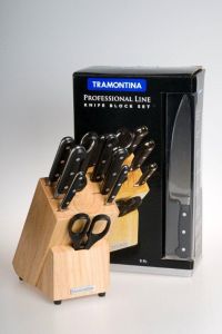 Visit Tramontina 9 piece knife block