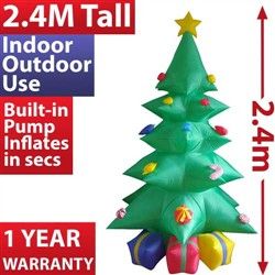 Visit 240cm High Outdoor Christmas Tree