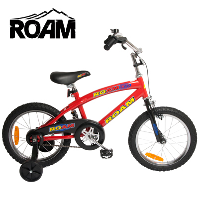 Visit Kids Red 16'' Bike with Rear Training Wheel