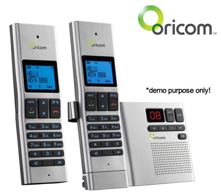 Visit Oricom Premium SLIM8800-2 DECT Digital Cordless Phone with Answering System