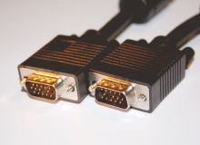 Visit High-End 1.8M VGA Male to VGA Male 15 Pin Monitor Cable