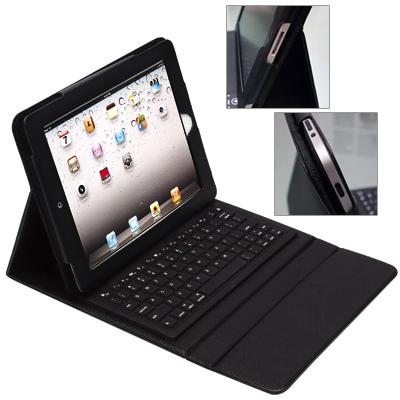 Visit Bluetooth Keyboard Faux-Leather Case