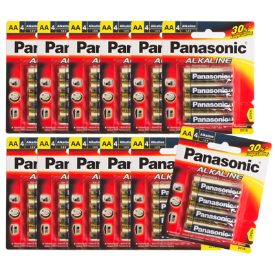 Visit 48 x Panasonic Alkaline AA Batteries