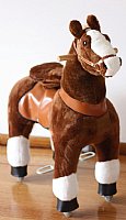 Visit Brown Ride On Walking Toy Horse Pony