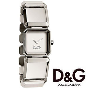 Visit D&G Ladies Silver Square Watch - Model DW0451