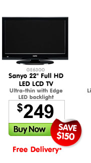 Sanyo 22" Full HD LED LCD TV
