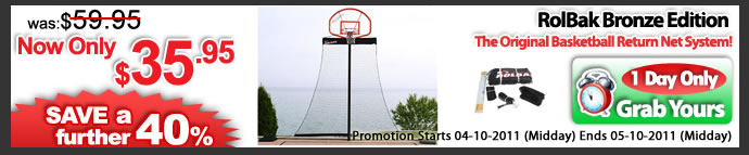 RolBak Bronze Edition The Original Basketball Return Net System