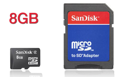 Visit SanDisk 8GB microSDHC with SD Adapter