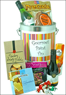 Visit GOURMET PAINT TIN GIFT BASKET