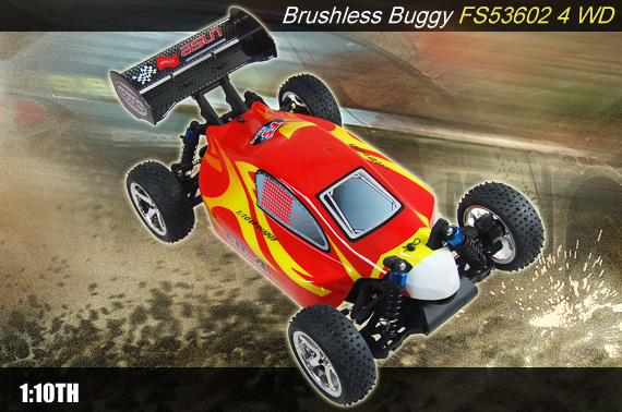 Visit 1/10th FS Racing BL-4 Brushless 2.4GHz RC High Speed 4WD Buggy