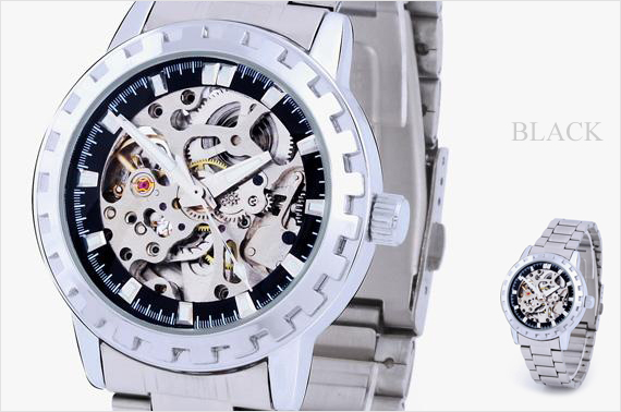 Visit Luminous Stainless Steel Automatic Mechanical Watch