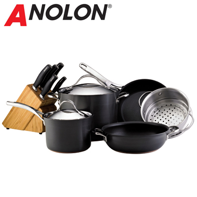 Visit Anolon Nouvelle Copper 6-Piece Cookware Set