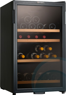 Visit 30 Btls Vintec Wine Storage Cabinet VIN30SGME