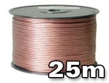 Visit 25m Roll - Super High-End 99.98% Oxygen Free 12 AWG Speaker Cable