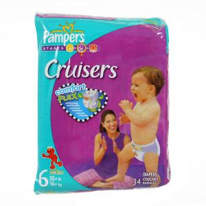 Visit Pack of 68 Pampers Cruisers Nappies 16kg Plus x 3