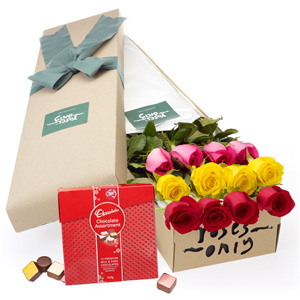 Visit Roses & BONUS assorted chocolates