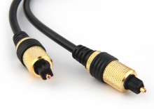 Visit Pro Series 1m TOSLINK to TOSLINK Fibre Optic Cable