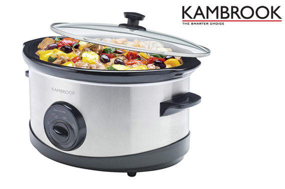 Visit Kambrook KSC110 6L Stainless Steel Slow Cooker