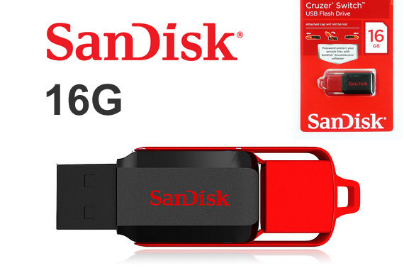 Visit 16GB Sandisk Cruzer Switch USB Flash Drive